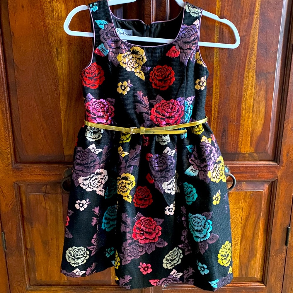 Girls Pippa & Julie Special Occasion Floral Dress